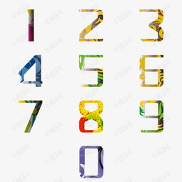 多彩花纹卡通数字素材 千库网免费下载，点亮动漫设计灵感